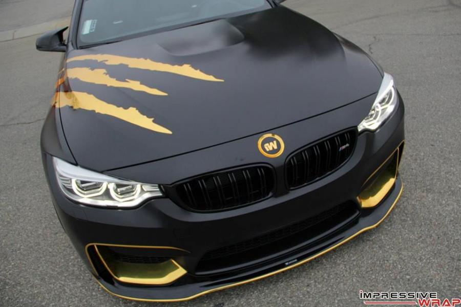  BMW M4 Coupe by Impressive Wrap 2015 года  (фото 9 из 10)